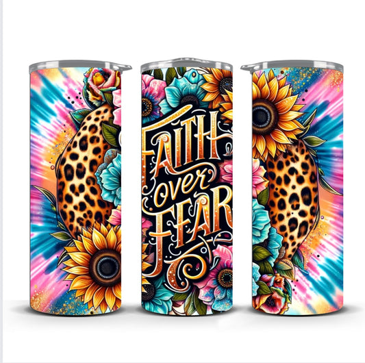 Faith over Fear Tumbler